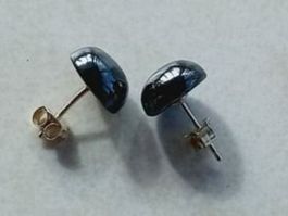 Hämatit Silber Ohrstecker