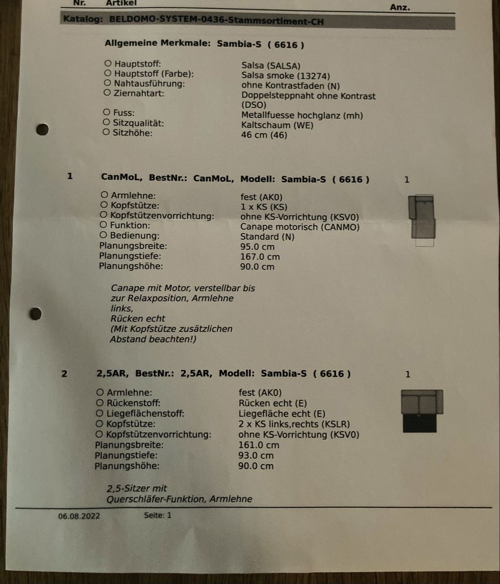 Divani: Sofa von Beldomo mit elektrischer verstellbarem Ottomane – Usato da Zürich venduto da ardnaxela84 6