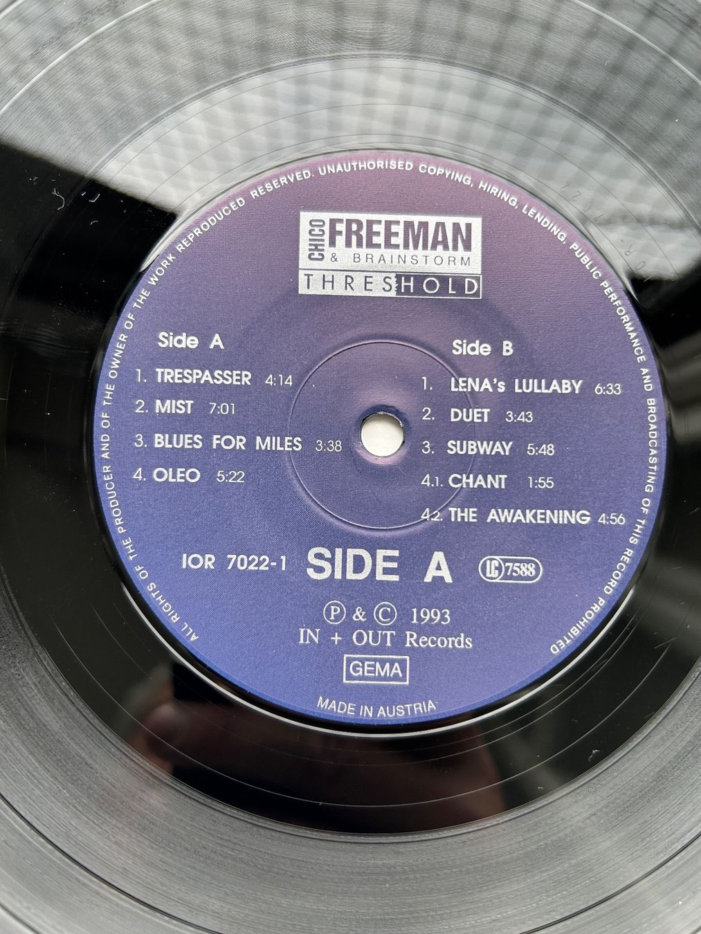 Schallplatten: Chico Freeman & Brainstorm Threshold Neuf! – Gebraucht aus Lausanne von Pask1 2