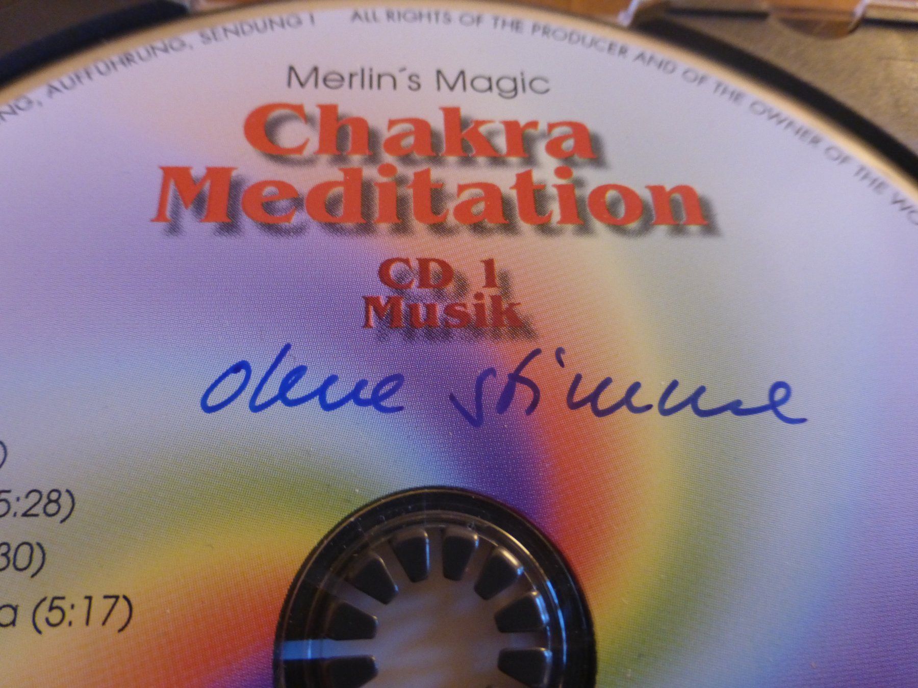 CD: Chakra Meditation Doppel CD Windpferd Verlag – Usato da Zumikon venduto da psisound 4