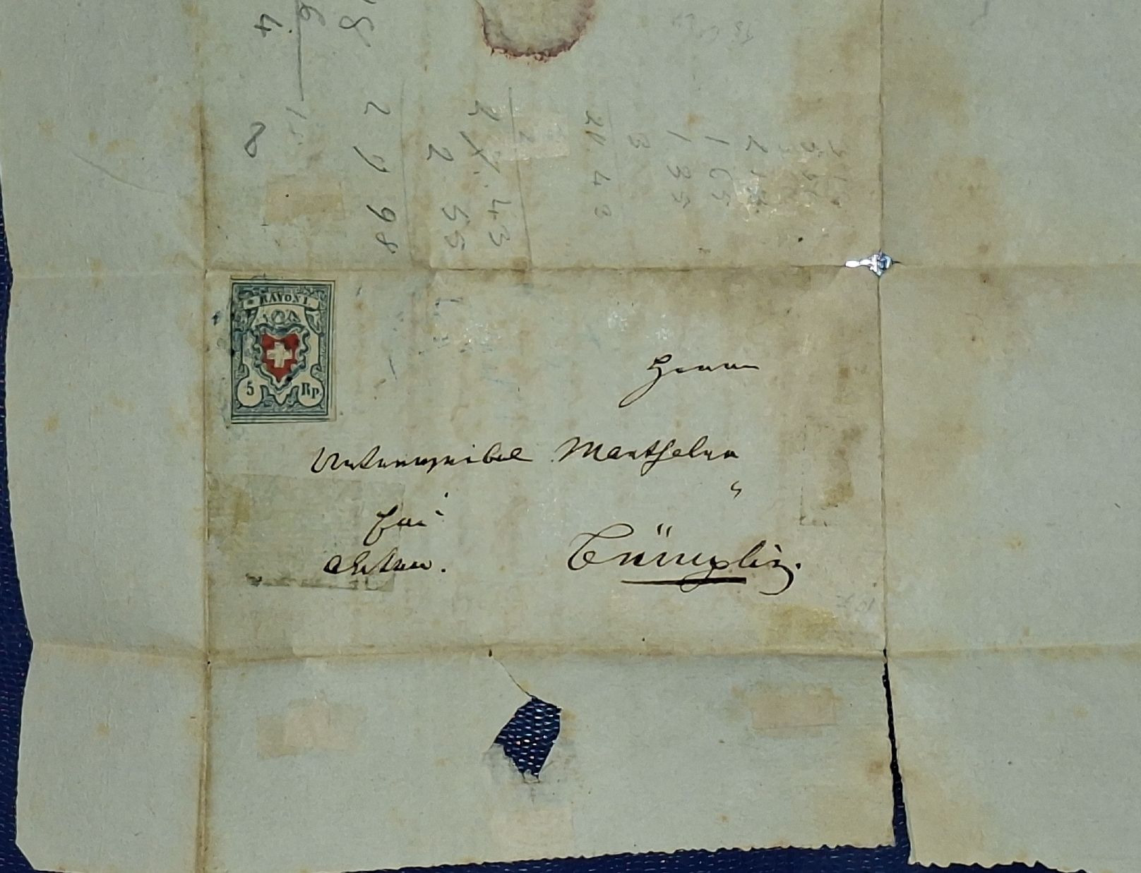 Tutti i francobolli: Rayon 17II Typ 8 C1 LU blaue Raute  – Usato da Balgach venduto da SIMEON27 1