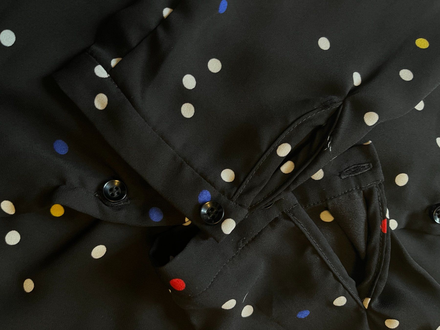 Camicette: IDYLLIC Polka Dot Bluse mit Konfettipunkten Gr. 34 – Usato da Zürich venduto da Vreni007 2