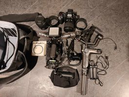 Panasonic Lumix S5 Kamera mit Gimbal und diversem Zubehör!