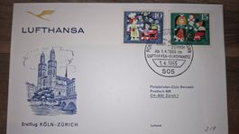 Swissair Köln - Zürich 01.04.1965