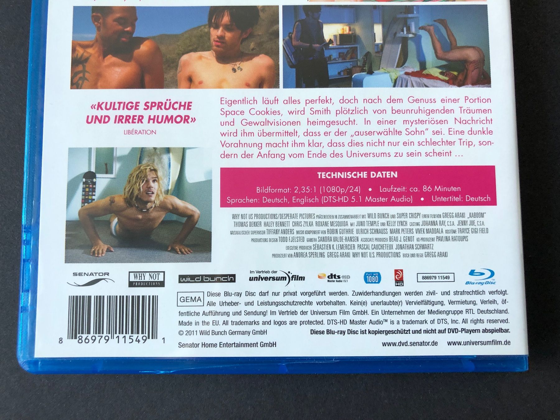 Tutti i DVDs: Kaboom (2010) - Bluray – Usato da Bern venduto da McFlurry_08 2