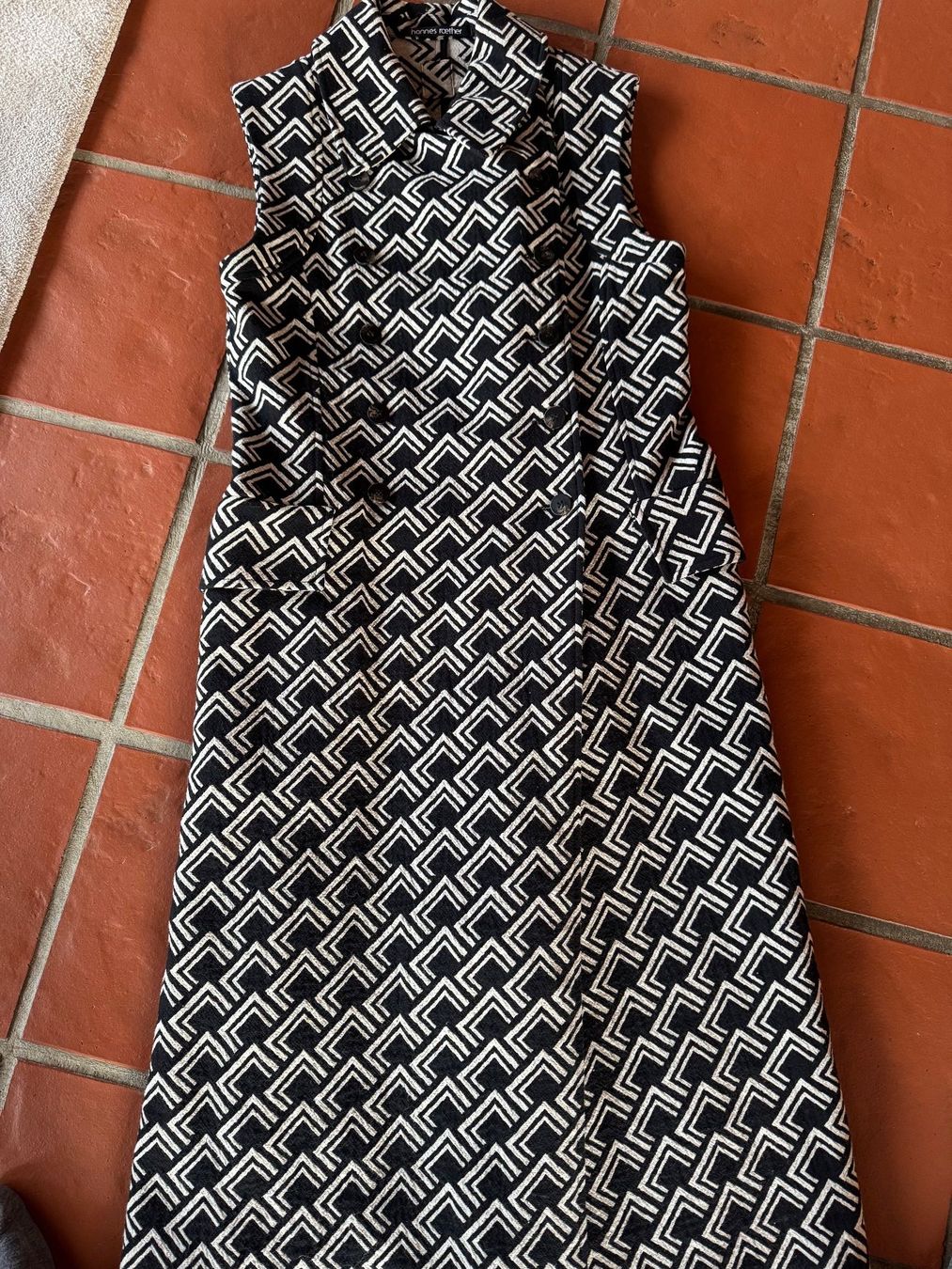 Hannes Roether Vestiti: Tolles Maxikleid / Mantel, Hannes Roether, Gr. S – Nuovo (secondo la descrizione) da Oberrohrdorf venduto da maggys15 3