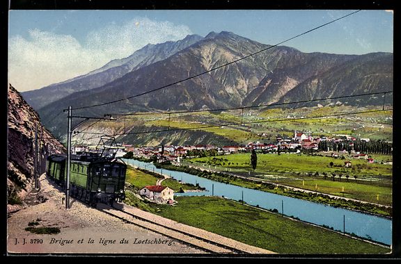 Cartoline postali: Schweizer elektrische Eisenbahn fährt a – Usato da Berlin venduto da bartko-reher
