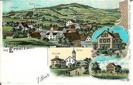 Ernetschwil SG ERNETSWIL BALKENSTEMPEL sehr gut erhalten