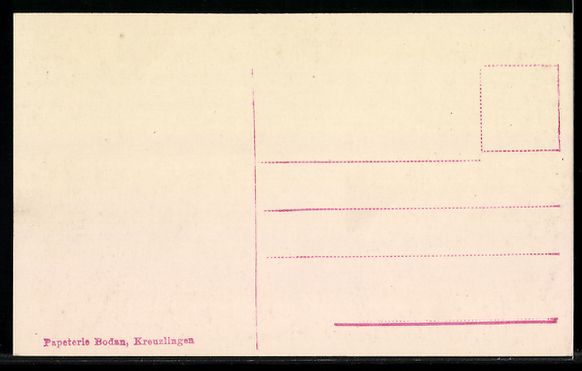 Cartoline postali: AK Kreuzlingen, Ortsansicht mit See – Usato da Berlin venduto da bartko-reher 1