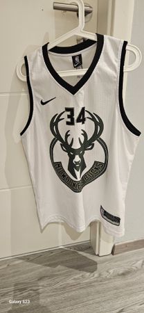 Maillot NBA Nike Milwaukee Bucks Antetokounmpo #34 Taille L