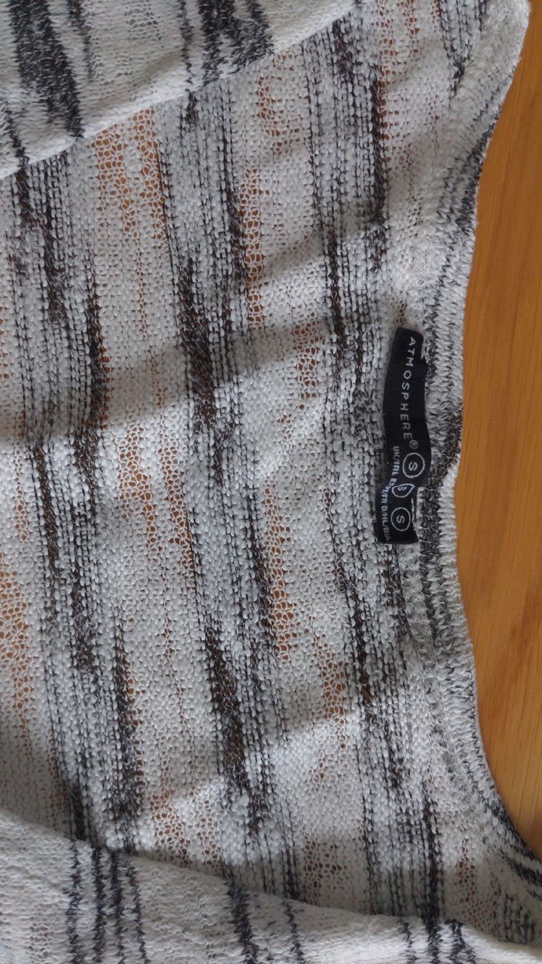 Giacche: Modische Strickjacke Weiss Schwarz, Gr M – Usato da Sutz venduto da Rawypp 2