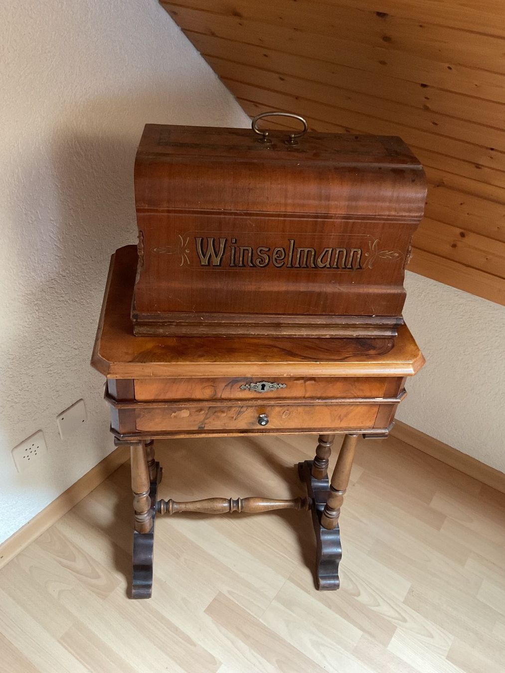 Macchine da cucire: Antike Nähmaschine Winselmann – Usato da Solothurn venduto da huesi78 7