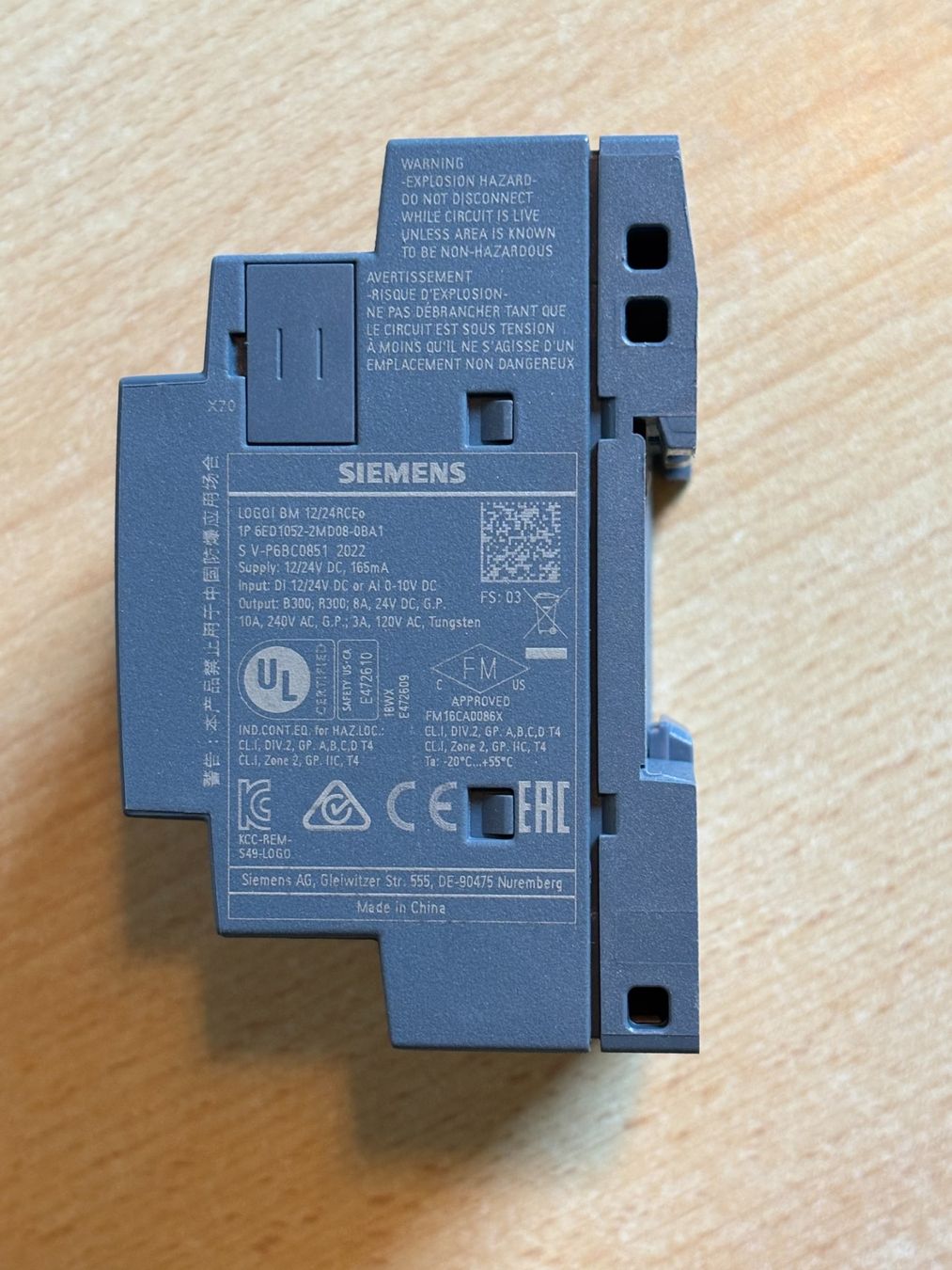Siemens Componenti elettronici: Siemens Logo 12/24V DC – Usato da Biberist venduto da Oberwald45 3