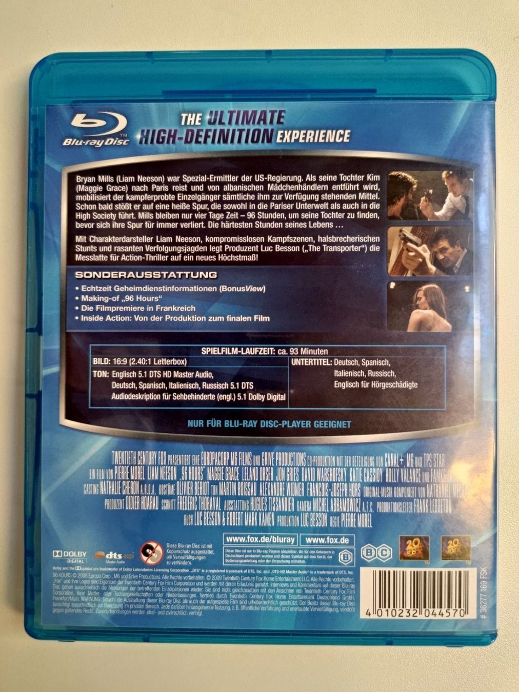 Tutti i DVDs: 96 Hours – Usato da Liestal venduto da Kratzilla 2