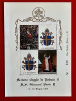 VATIKAN POLSKA PAPST JOHANNES PAUL IN POLEN VIGNETTE 1983**