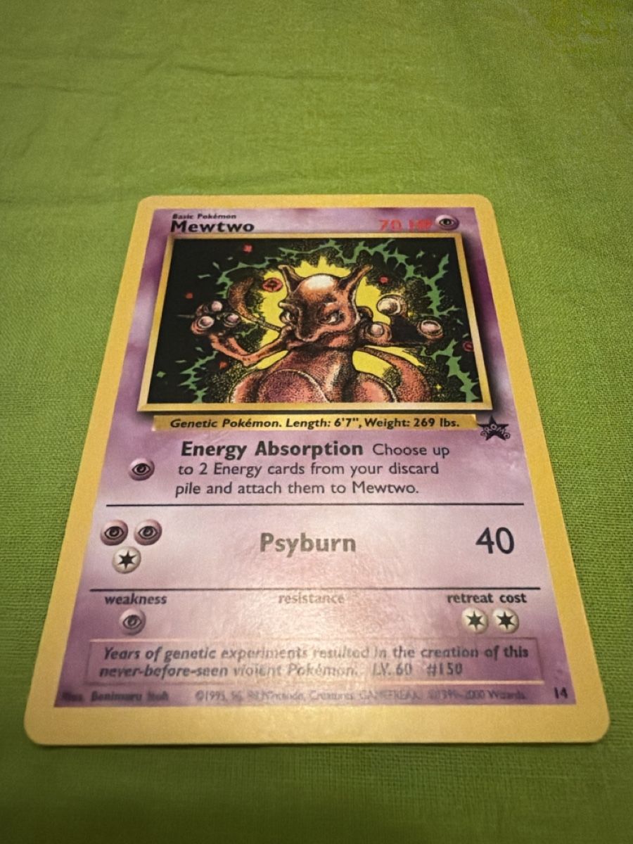 Pokémon Sammelbilder & Trading cards: Pokemon Mewtwo Promo 14 – Gebraucht aus Massagno von pokecoach 1