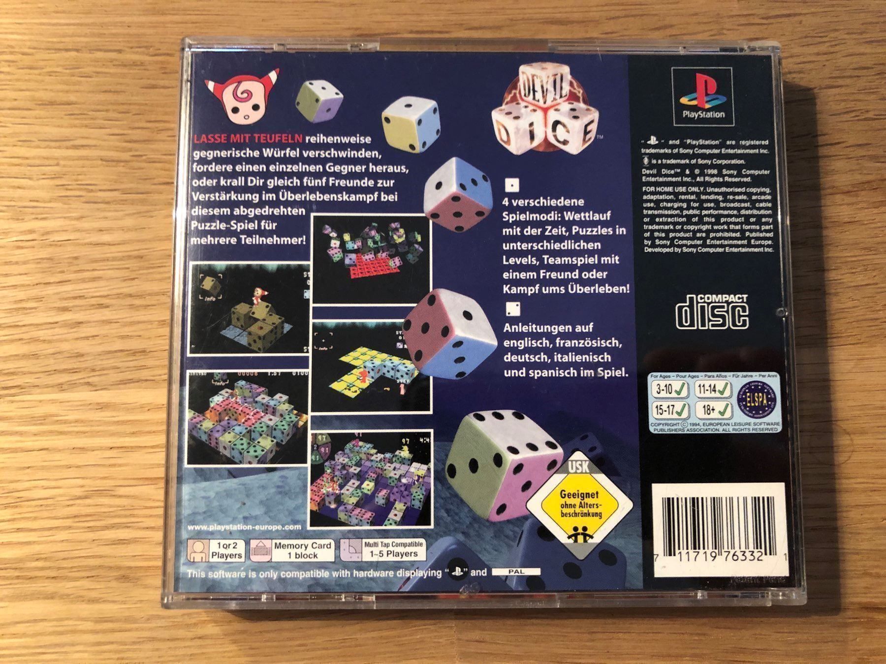 Sony Giochi: Devil Dice für Sony PlayStation – Usato da Kestenholz venduto da Matti_09 1