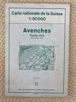 Carte nationale suisse Avenches