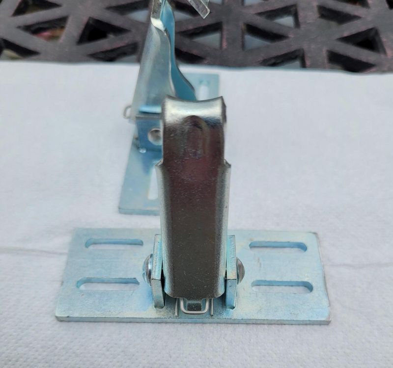 4 Schmetterlingsverschlüsse Edelstahl - Federbelastete Riegel Für Koffer & Schränke