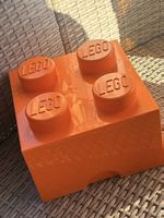 LEGO Aufbewahrungsbox Orange  4 Noppen (Room Copenhagen)