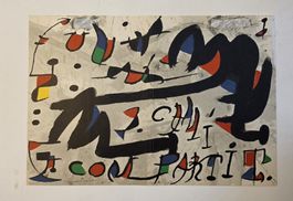 Joan Miró Original Lithografie Dim.: 46x32cm
