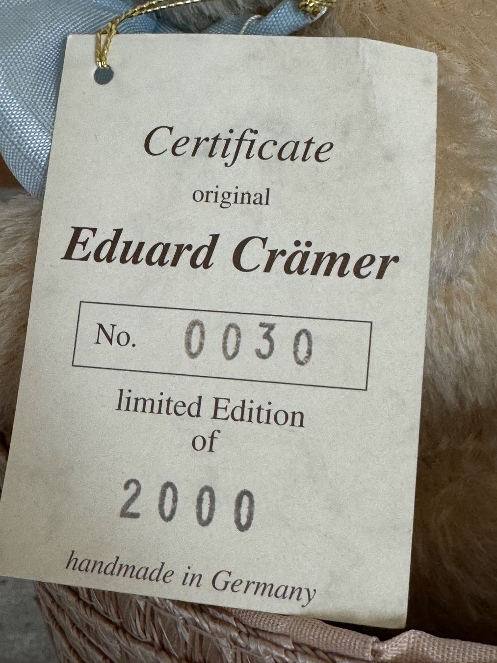 Jouets: EDUCA Eduard Crämer Teddybär – D'occasion à Neuendorf par Sternenzauber17 7