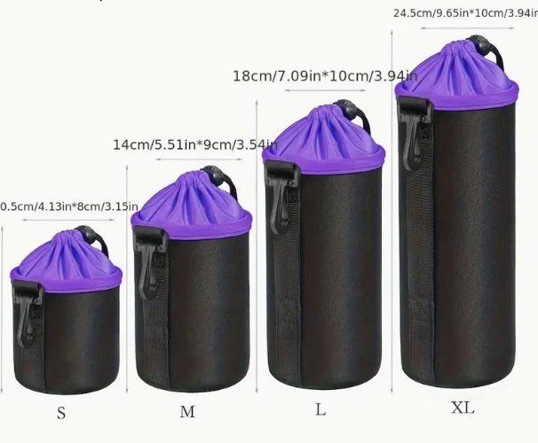 Borse: Kamera objektiv Tasche Neopren Soft 4 Stück – Nuovo (secondo la descrizione) da Nidau venduto da EXP40 1