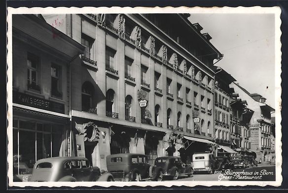 Cartes postales: Bern, Gross-Restaurant Bürgerhaus in de – D'occasion à Berlin par bartko-reher