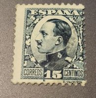 Spanien 1930 dezentriert briefmarke