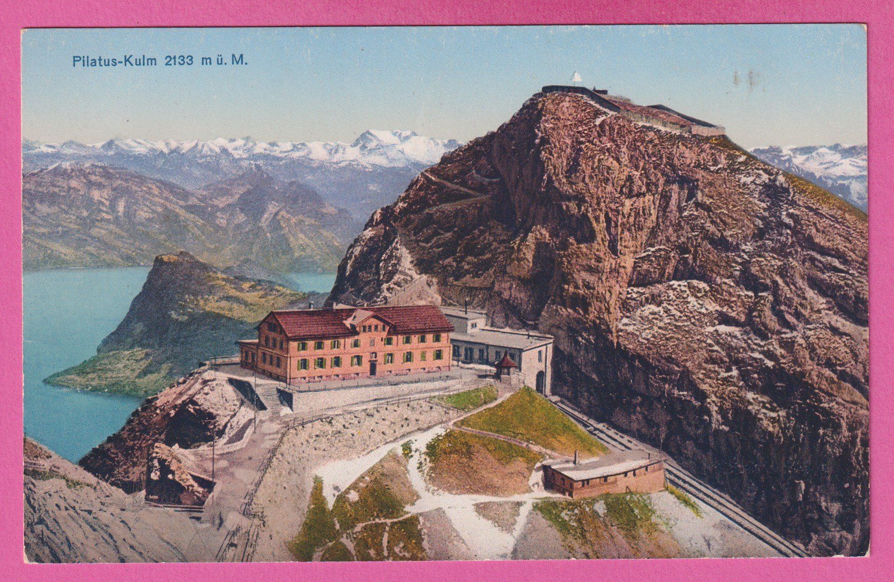 Ansichtskarten: Pilatus Kulm 2133m – Gebraucht aus Einsiedeln von dillie