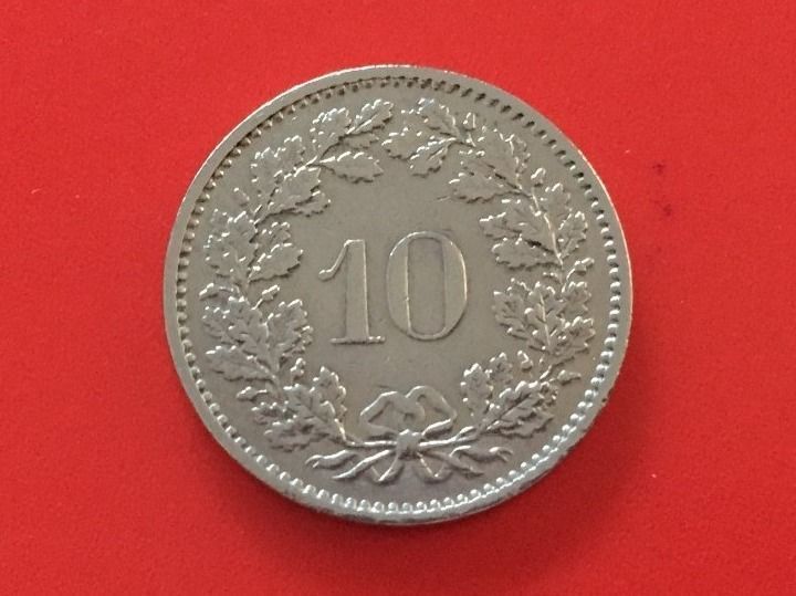 Tutti le monete: 10 Rappen 1973 ss-vz – Usato da Elsau venduto da herbybay 1