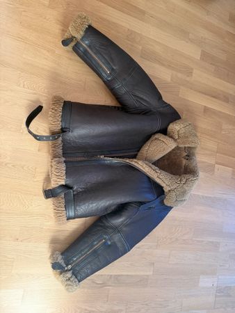 Original IRVIN RAF Sheepskin Flying Jacket – Lammfell Leder 