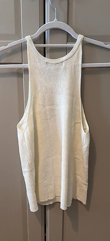 Top: Gestricktes Tanktop (Baumwolle, L) – Usato da Zürich venduto da emily269 1
