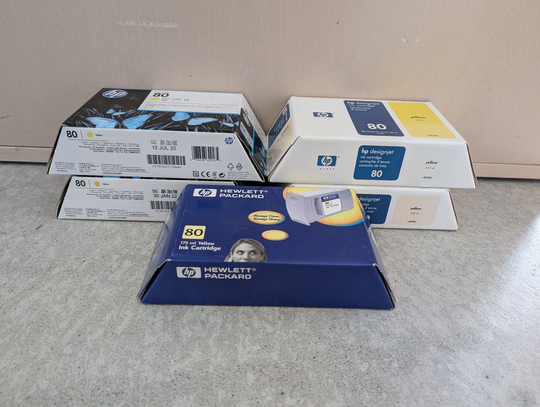 Hewlett Packard Cartucce per stampanti & toner: 25 HP Tinte No.80 – Nuovo (secondo la descrizione) da Fehraltorf venduto da loremgmbh 1