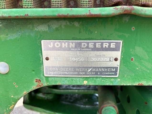 John Deere Trattori: John Deere 1040 – Usato da Zeiningen venduto da Hp92 3