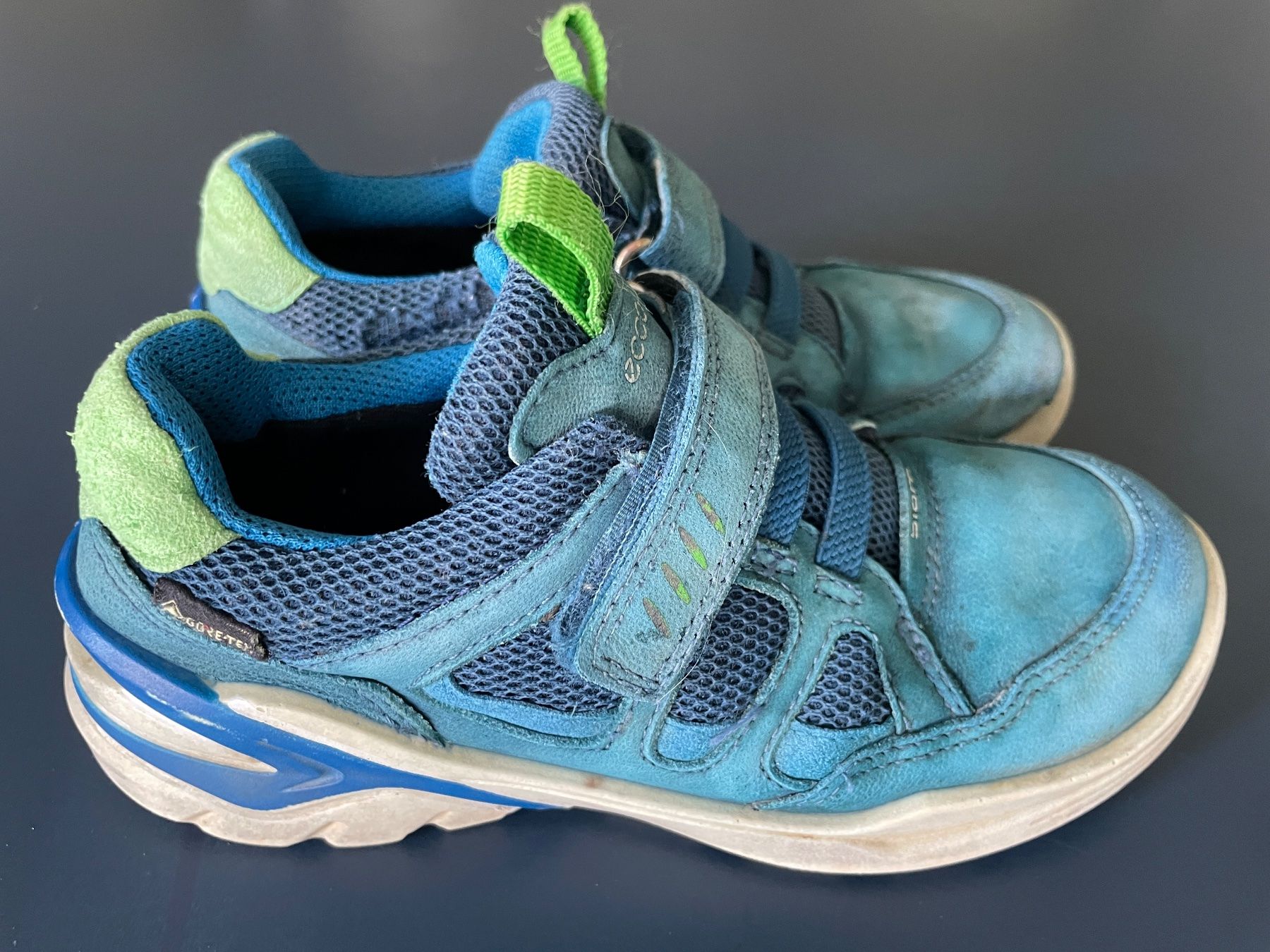 Ecco Scarpe per ragazzi: Grösse 30 Goretex Ecco Biom Halbschuhe Kinder blau – Usato da Winterthur venduto da calbecht