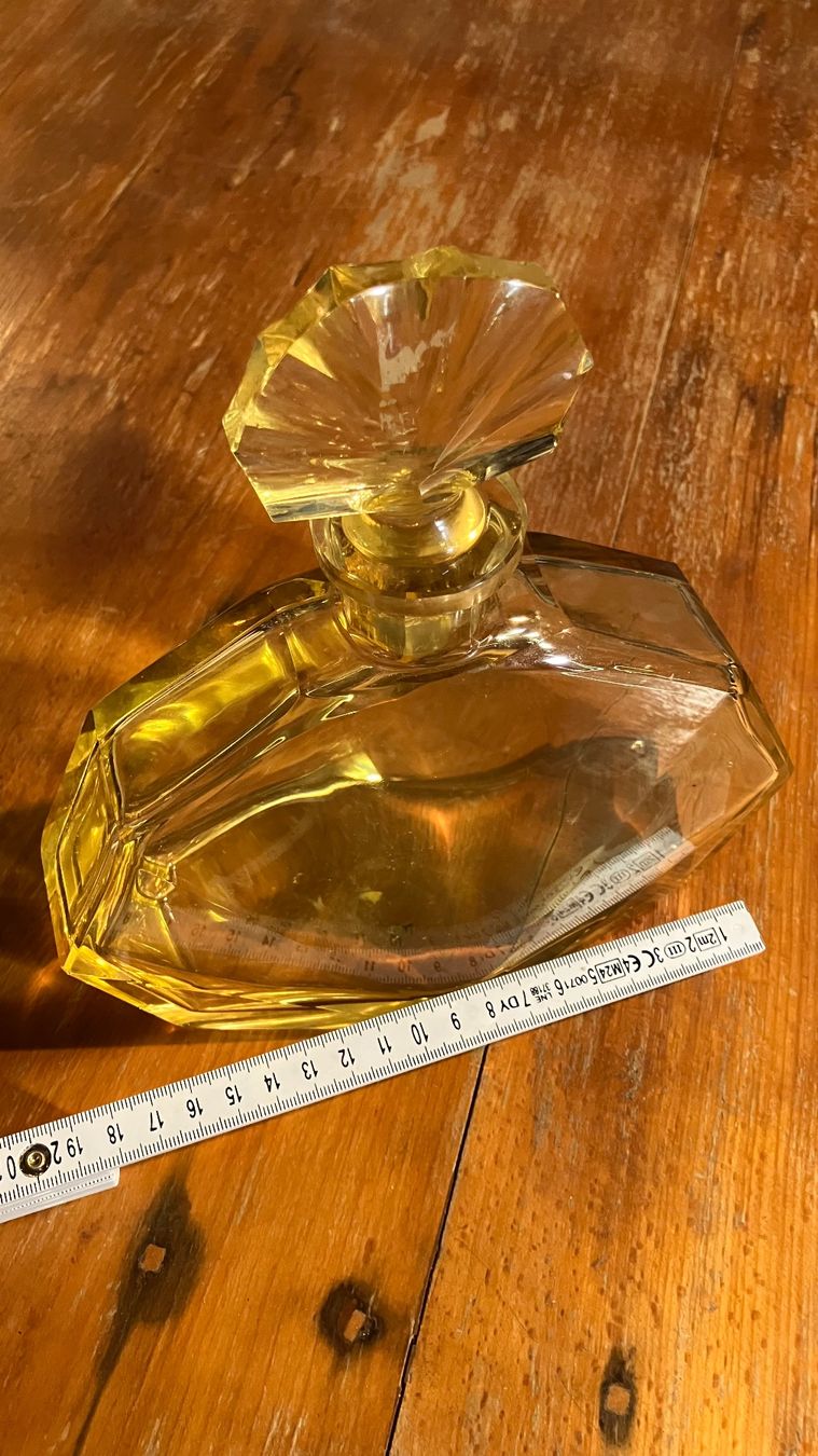 Flaconi: Flacon jaune Art Déco Deko Flasche Parfum – Usato da St-Cierges venduto da LeRegain 4