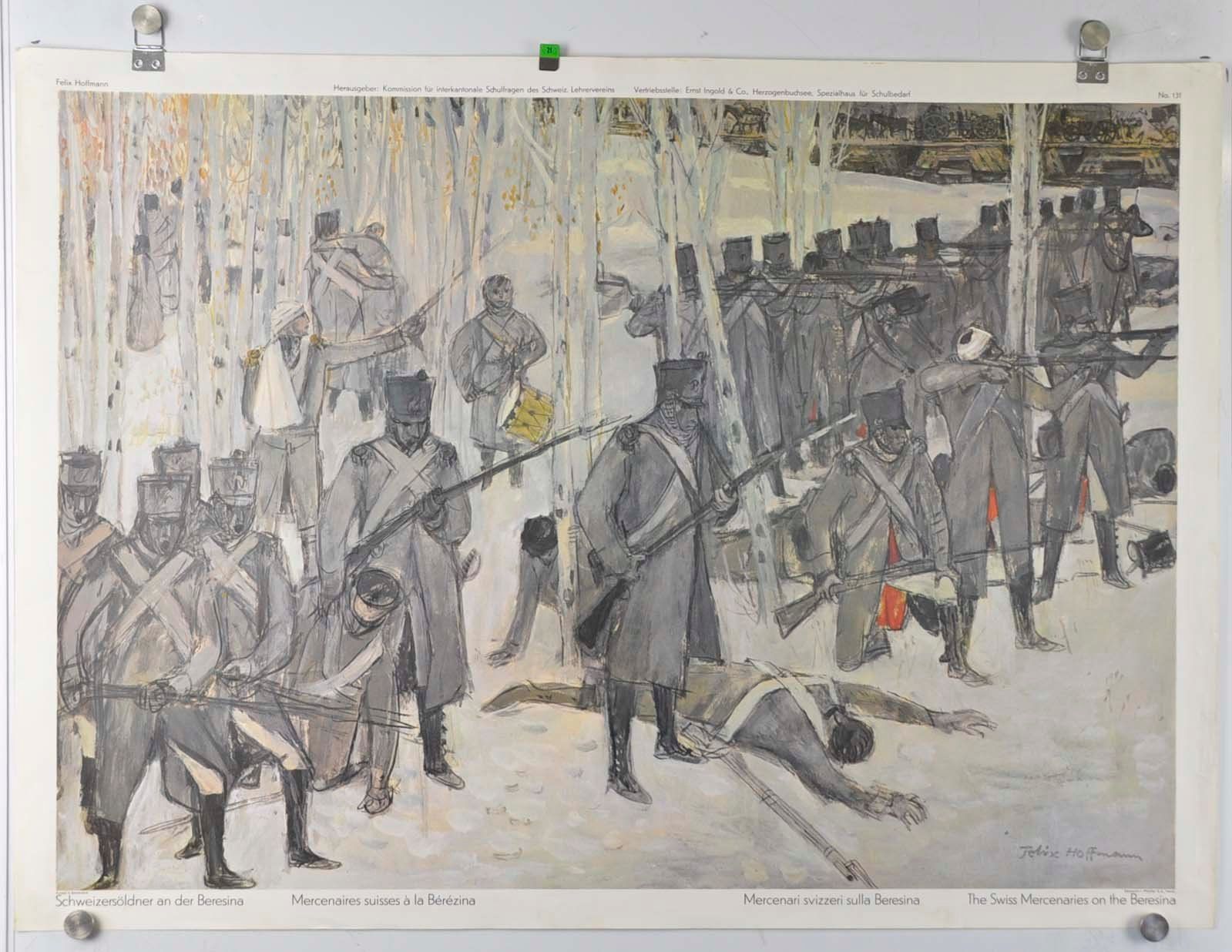 Foto & Immagini: Schweizer Söldner an der Beresina von Felix Hoffmann – Usato da Härkingen venduto da sammelbecken 1