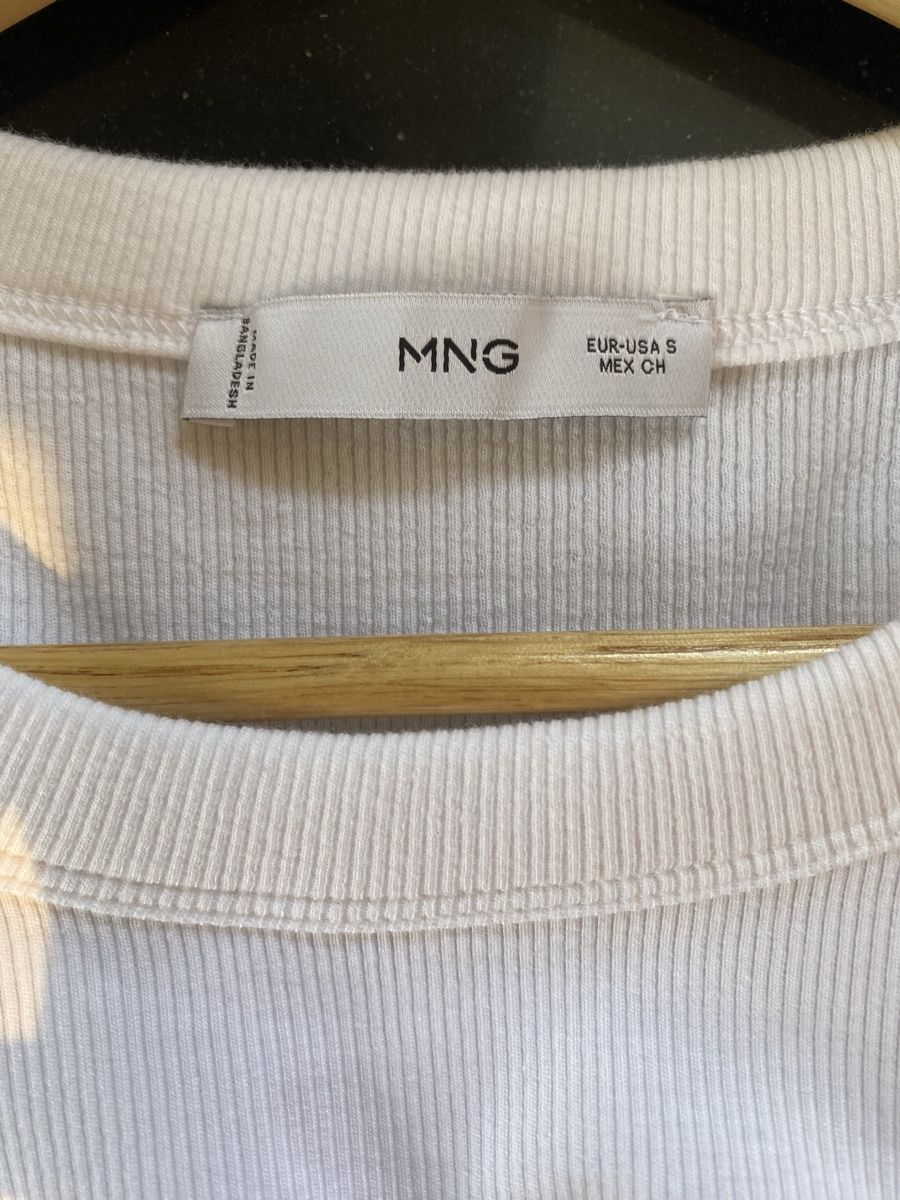 Mango Top: Top rayé blanc et rouge Mango, taille S – Nuovo (secondo la descrizione) da Aigle venduto da Celina28 2