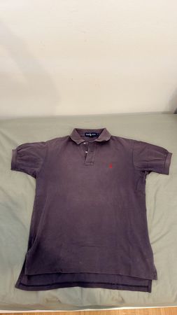 Vintage Ralph Lauren Polo Shirt Dunkelviolett Grösse M