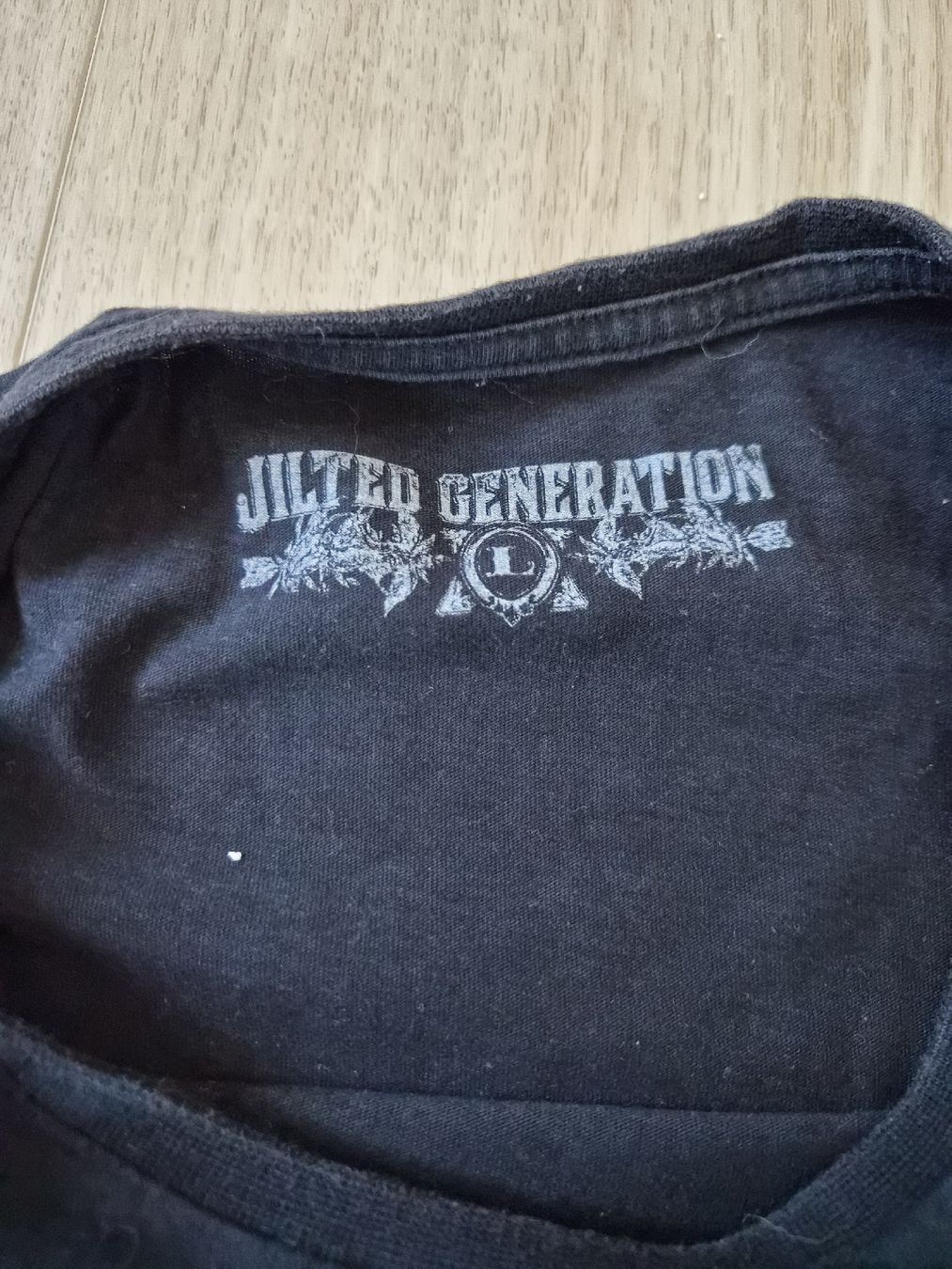 T-shirt: T-shirt Jilted Generation noir taille L Dingo squelette – Usato da La Joux FR venduto da car_ck96 1