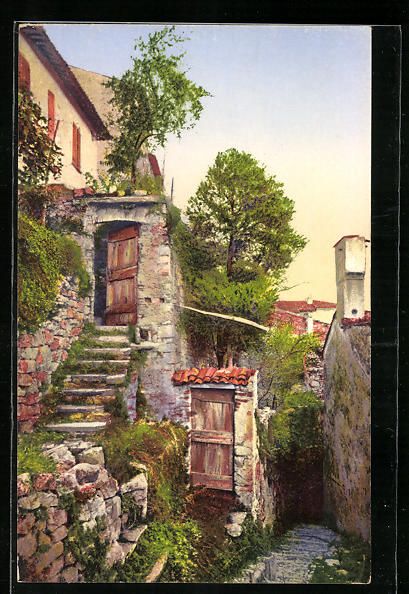 Cartoline postali: AK Lugano, Gandria, Frühlingszeit – Usato da Berlin venduto da bartko-reher