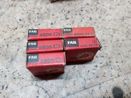 NOS Kugellager FAG 6200 C3 | 6002 C4 | 6201 ZR C3