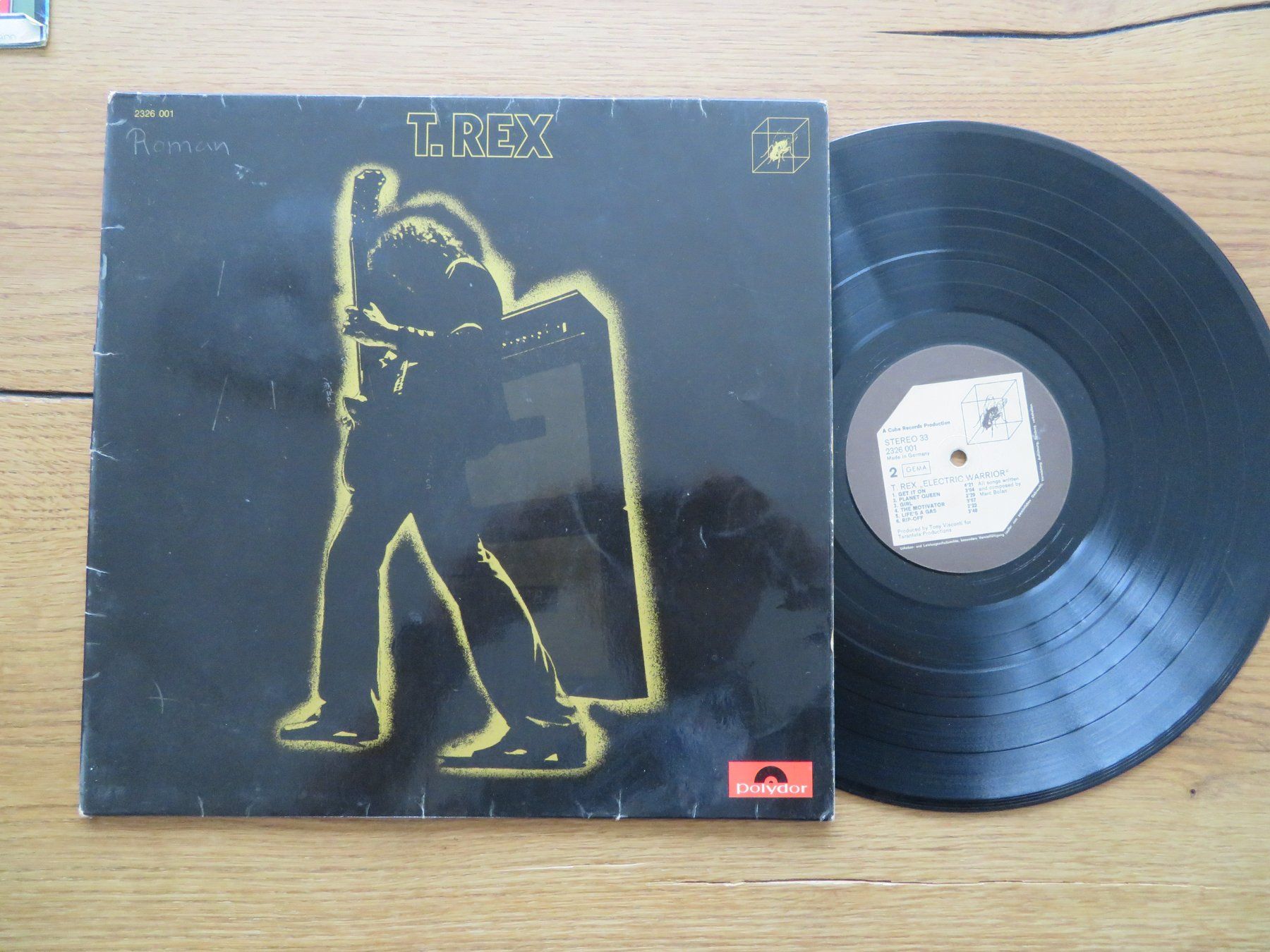 Vinyles: T. Rex - Electric Warrior - Vinyl LP - – D'occasion à Zürich par max_cp5f