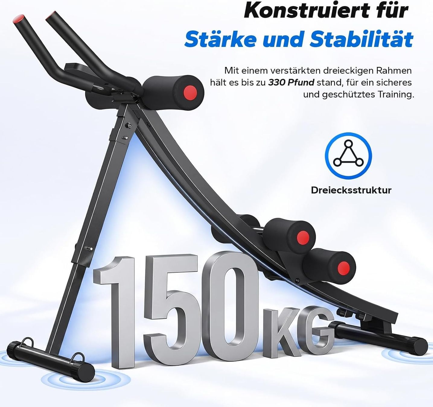 Hometrainer: Bauchtrainer Ab Roller Dual Track verstellbar – Nuovo e nell'imballaggio originale da St. Gallen venduto da VerkaufsMaus50 4