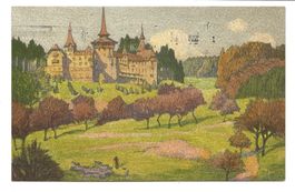 Zürich - Hotel Waldhaus Dolder - Künstler Schlatter - Litho