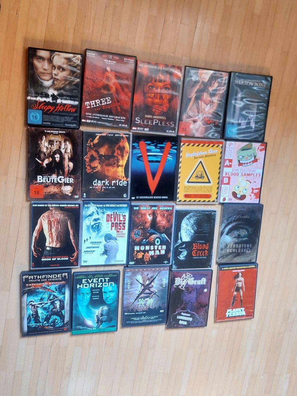 Tous les DVDs: Horror Filme Sammlung 20 Stk. – D'occasion à Winterthur par Belzarek