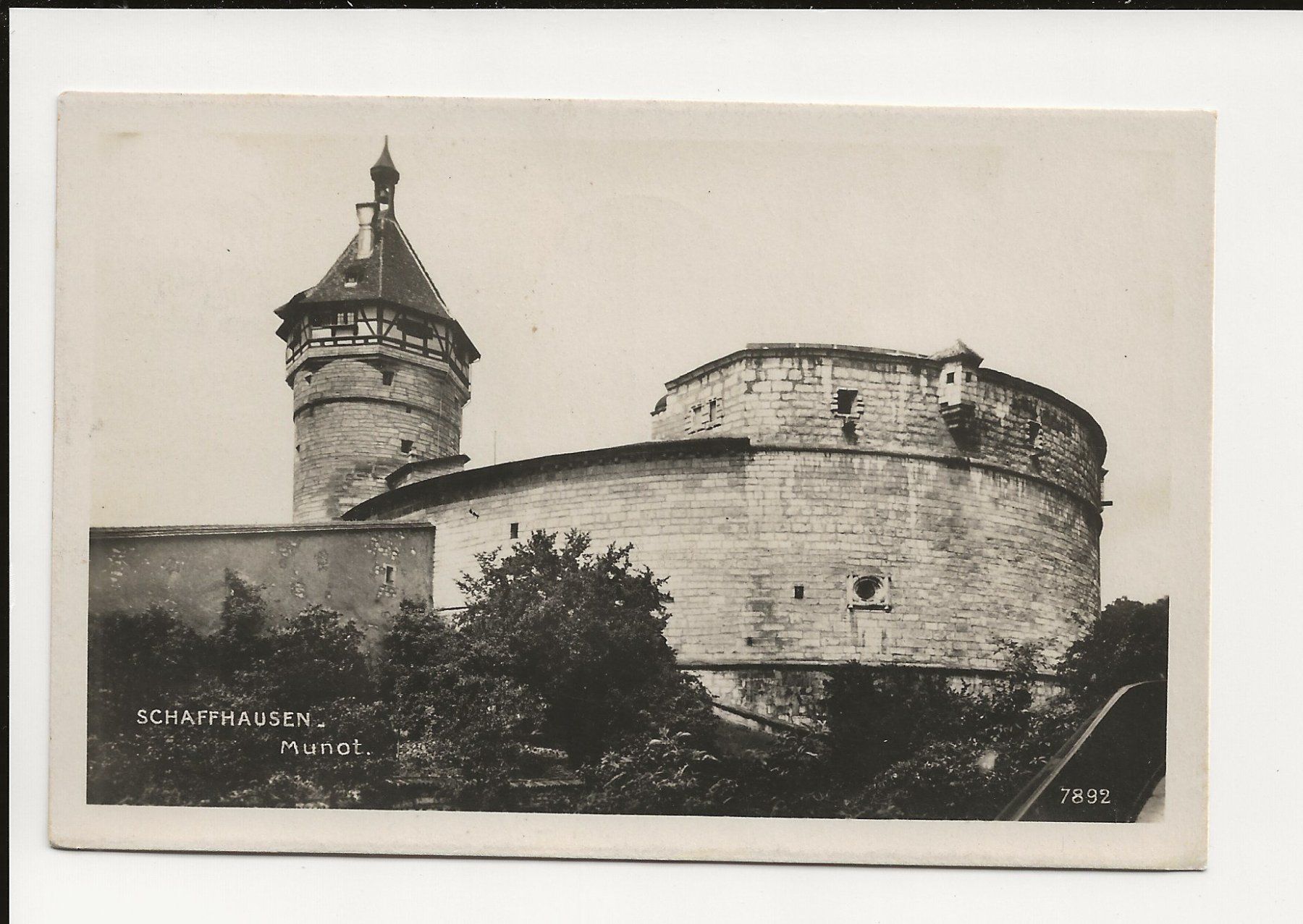Cartes postales: AK 1929 Schaffhausen Munot – D'occasion à Greifensee par 315WDO