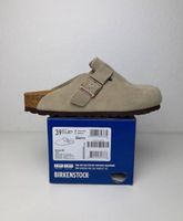 Birkenstock Boston Größe 38 Taupe Wildleder