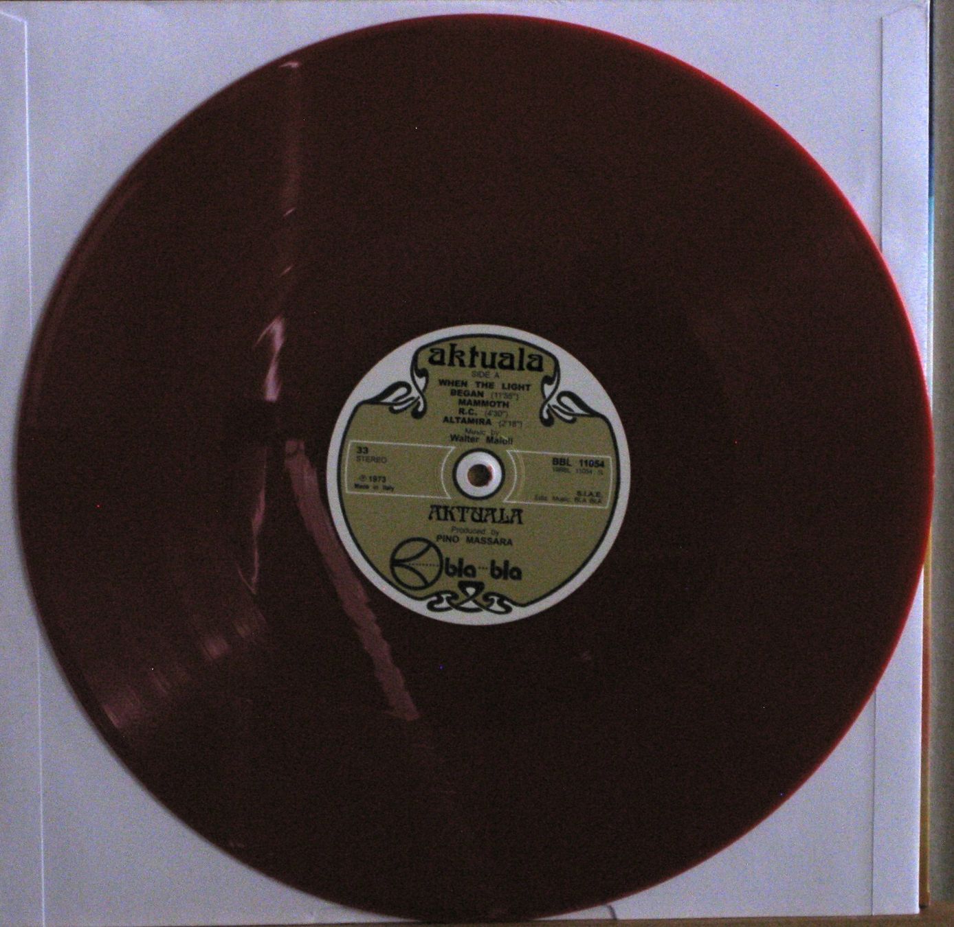 Dischi in vinile: LP Aktuala, same (1973) RE, Red Vinyl – Usato da Derendingen venduto da Masterhall 3